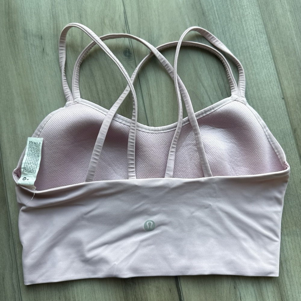 Pink lululemon sports bra - Picture 2 of 3